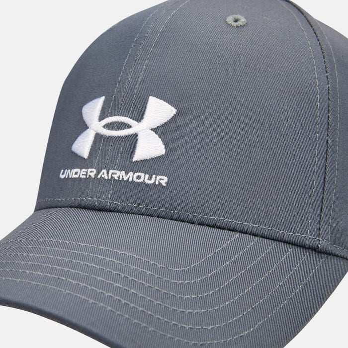 Under Armour Mens Branded Adjustable Cap Grey Under Armour Mens Branded Adjustable Cap Grey image number 2