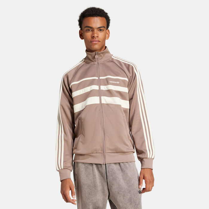 adidas Originals Men's First Track Jacket Brown adidas Originals Men's First Track Jacket Brown image number 0