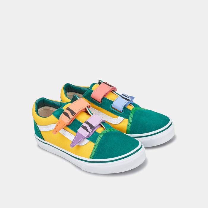Vans Kids' x Crayola Old Skool Velcro Unisex Shoe (Younger Kids) image number 1