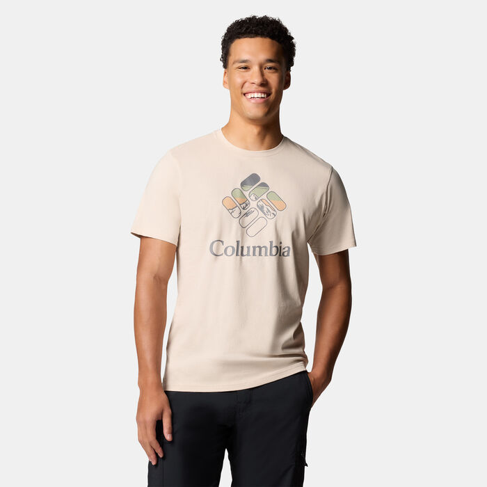 Columbia Men's Rapid Ridge™ Graphic T-Shirt Beige Columbia Men's Rapid Ridge™ Graphic T-Shirt Beige image number 4