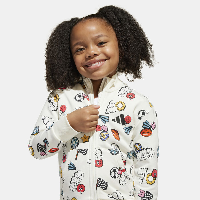 adidas Kids' Seasonal Essentials Tracksuit White adidas Kids' Seasonal Essentials Tracksuit White image number 3