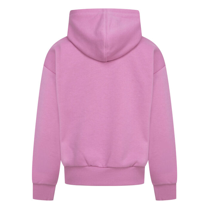 Nike Kids' Swoosh Spirit Fleece Hoodie Pink Nike Kids' Swoosh Spirit Fleece Hoodie Pink image number 1