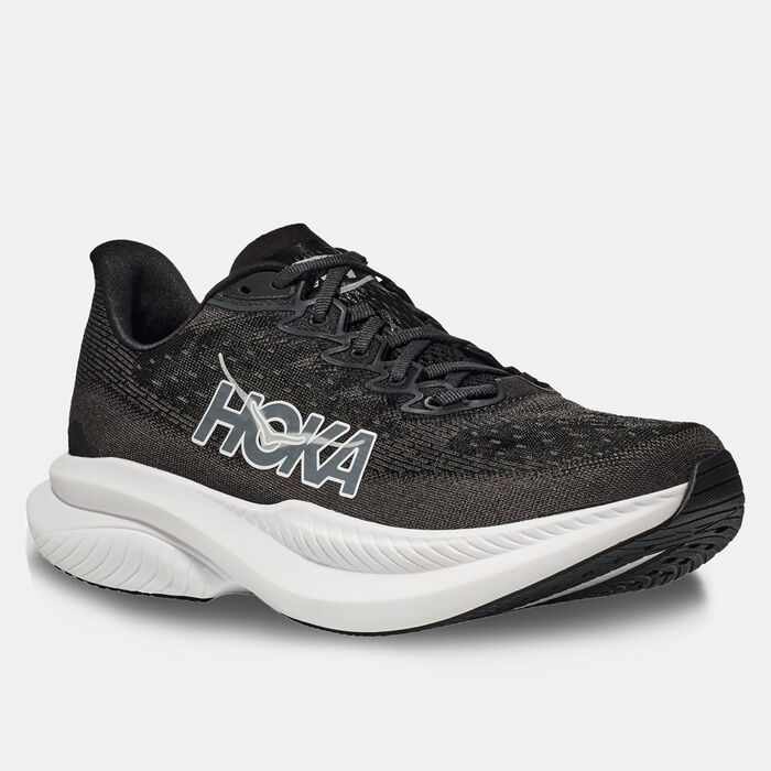 HOKA Men's Mach 6 Wide Running Shoes Black HOKA Men's Mach 6 Wide Running Shoes Black image number 1