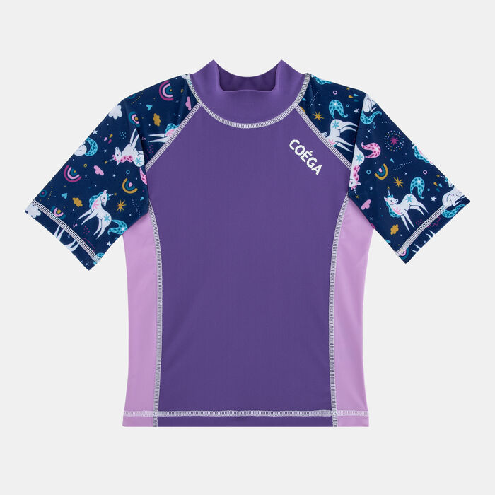 COEGA Kids' Swimming Rashguard Purple COEGA Kids' Swimming Rashguard Purple image number 0