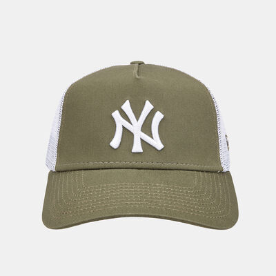 New Era Men's MLB New York Yankees A-Frame Trucker Cap Green New Era Men's MLB New York Yankees A-Frame Trucker Cap Green