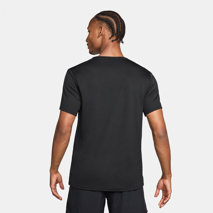 Nike Men's Miler Winterized Running Top Black Nike Men's Miler Winterized Running Top Black image number 1
