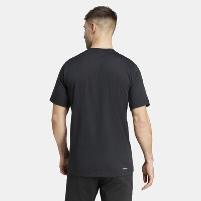 adidas Men's Train Essentials Camo Graphic Logo T-Shirt Black