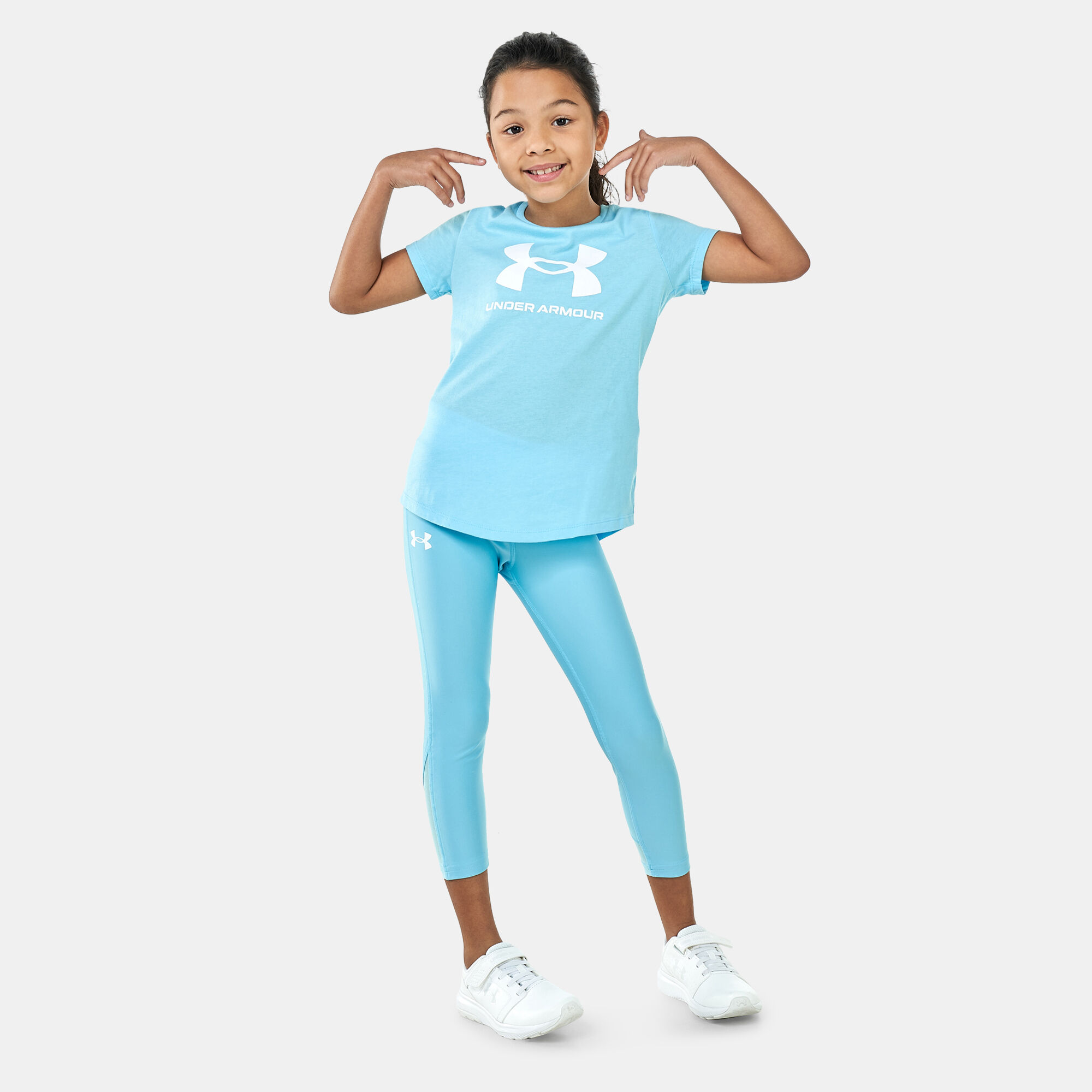 Kids cropped leggings top