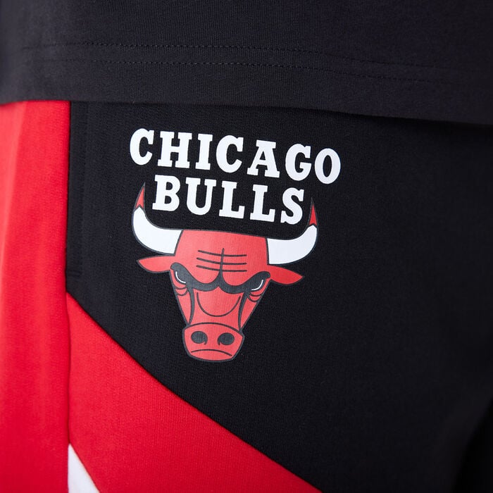 New Era Men's NBA Chicago Bulls Panel Shorts Black New Era Men's NBA Chicago Bulls Panel Shorts Black image number 4