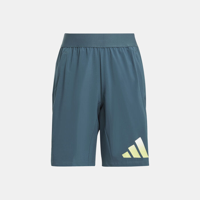 adidas Kids' Train Icons AEROREADY Logo Shorts (Older Kids) Blue adidas Kids' Train Icons AEROREADY Logo Shorts (Older Kids) Blue image number 0