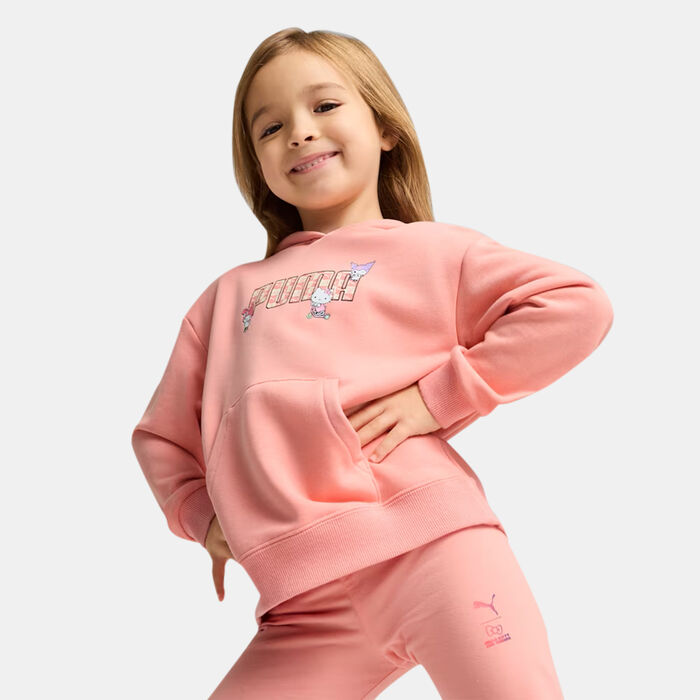 PUMA Kids' x Hello Kitty and Friends Graphic Hoodie Pink PUMA Kids' x Hello Kitty and Friends Graphic Hoodie Pink image number 0