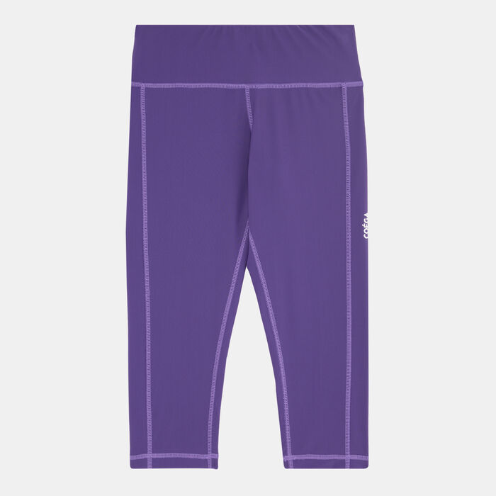 COEGA Kids' 3/4 Swimming Leggings Purple COEGA Kids' 3/4 Swimming Leggings Purple image number 0