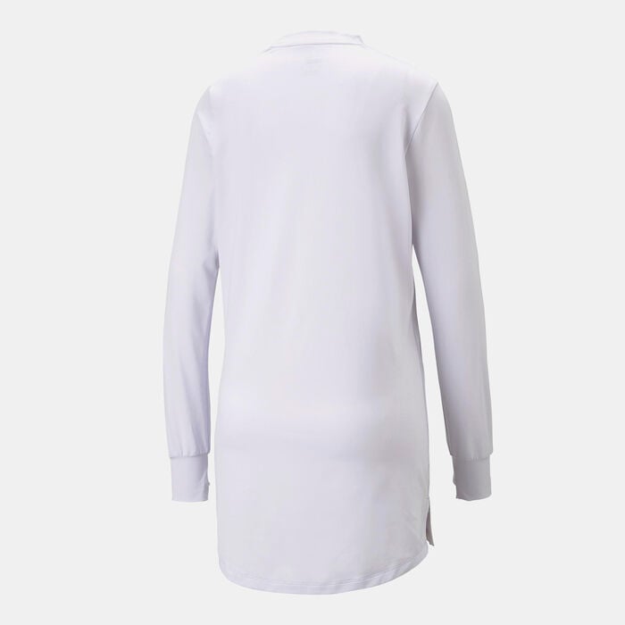 PUMA Women's Modest Activewear T-Shirt Purple PUMA Women's Modest Activewear T-Shirt Purple image number 3
