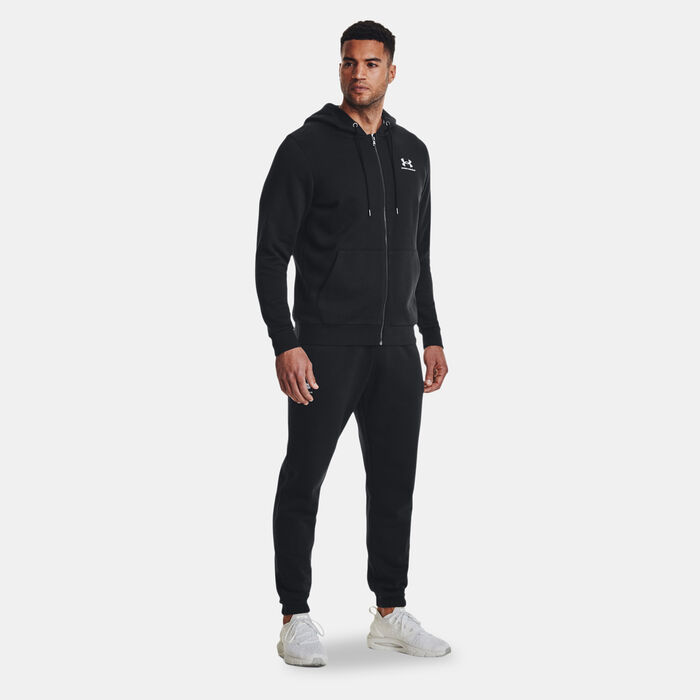 Under Armour Men's Icon Fleece Full-Zip Hoodie Black image number 2