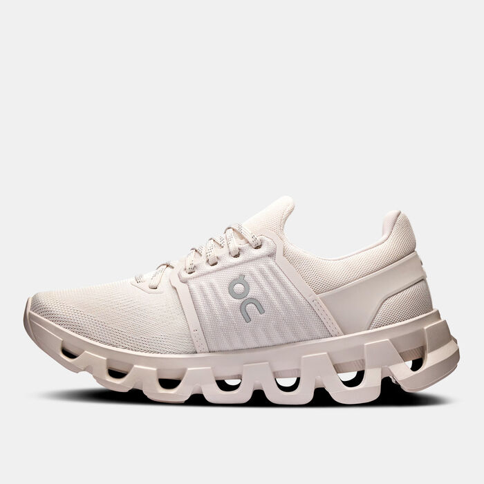 On Women's Cloudswift 4 AD Running Shoes Grey On Women's Cloudswift 4 AD Running Shoes Grey image number 2