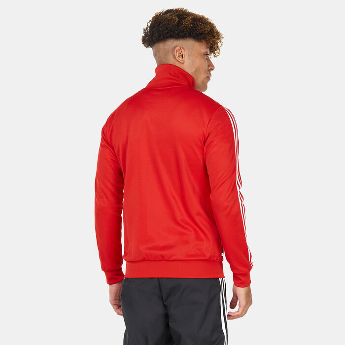 adidas Originals Men's Adicolor Classic Beckenbauer Primeblue Track Jacket Red adidas Originals Men's Adicolor Classic Beckenbauer Primeblue Track Jacket Red image number 1