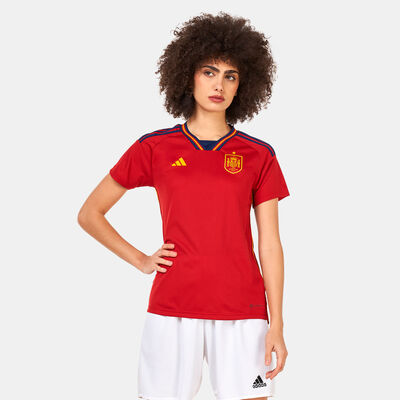 adidas Women's Spain Home Jersey - 2022 Red