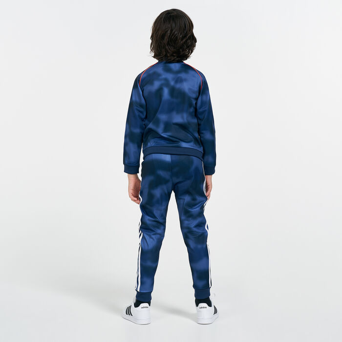 adidas Originals Kids' Essentials Camo Superstar Tracksuit (Younger Kids) Blue adidas Originals Kids' Essentials Camo Superstar Tracksuit (Younger Kids) Blue image number 1