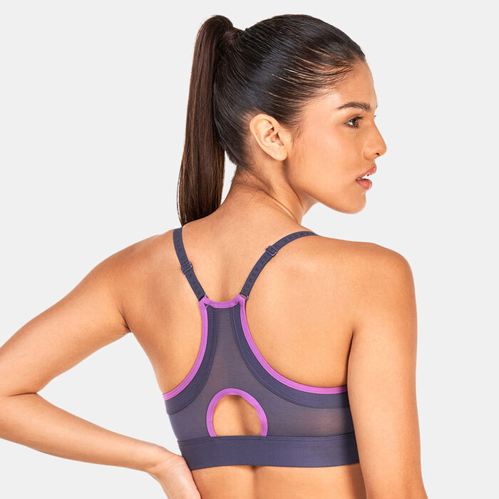 Under Armour Women's Infinity Low Sports Bra Purple Under Armour Women's Infinity Low Sports Bra Purple image number 1