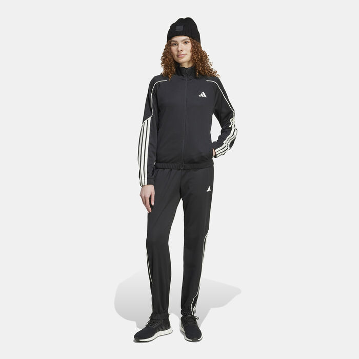 adidas Women's Stadium Tracksuit Black adidas Women's Stadium Tracksuit Black image number 0