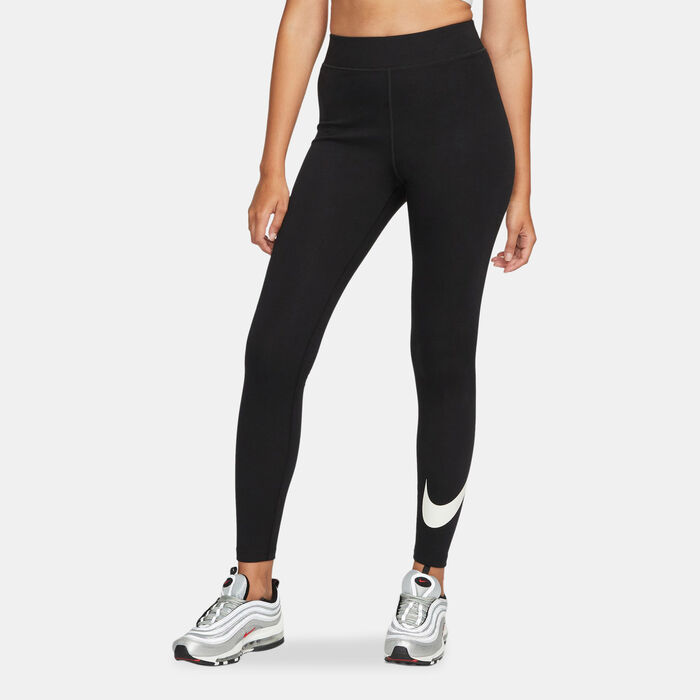 Nike Women's Sportswear Classics Graphic Leggings Black Nike Women's Sportswear Classics Graphic Leggings Black image number 0