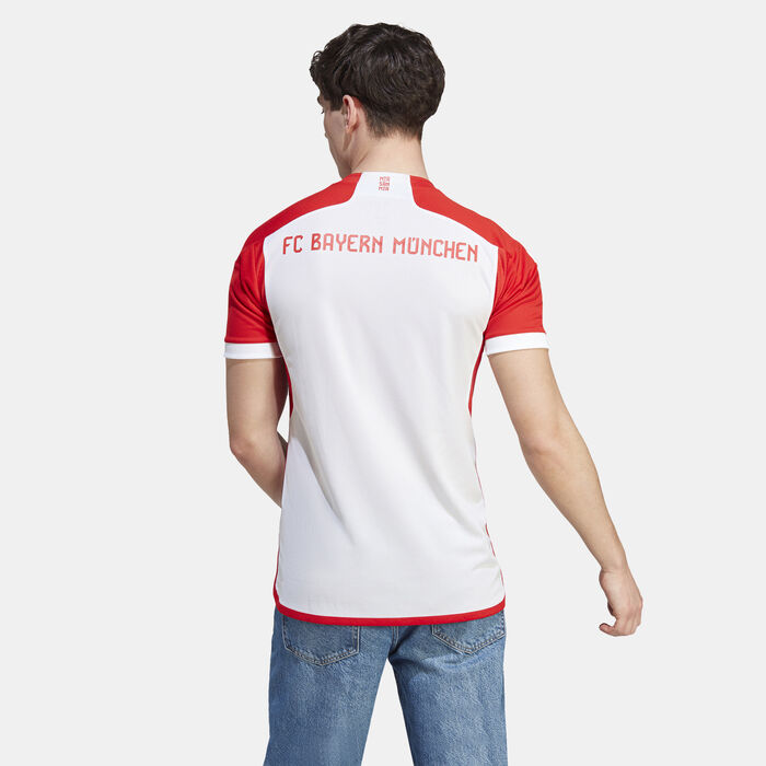 adidas Men's FC Bayern Munich Home Jersey - 2023/24 White image number 1