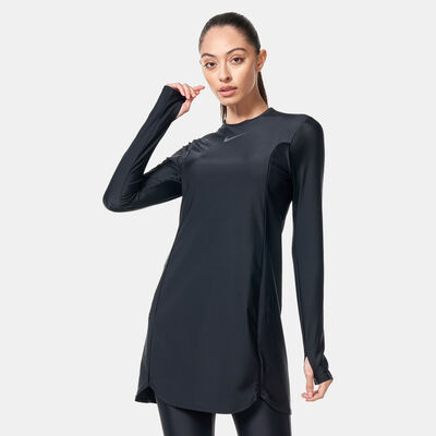 Nike Swim Women's Swim Victory Full-Coverage Dress Black