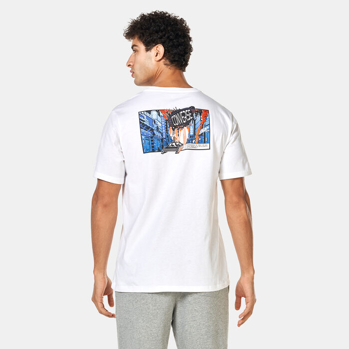 Converse Men's Comic T-Shirt White Converse Men's Comic T-Shirt White image number 1