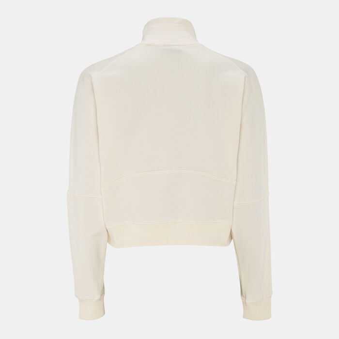 Sun and Sand Sports Women's 1/2-Zip Hoodie White image number 1