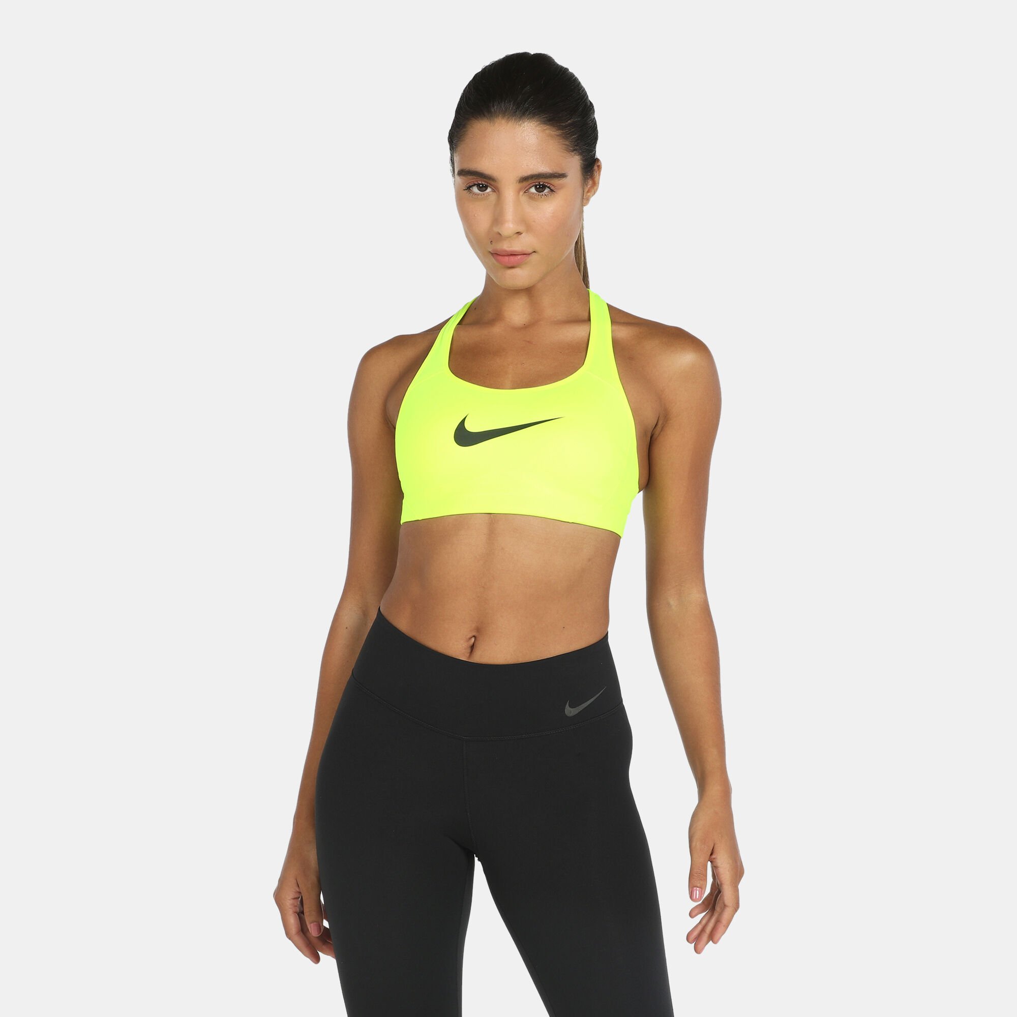 Nike sports deals bra yellow