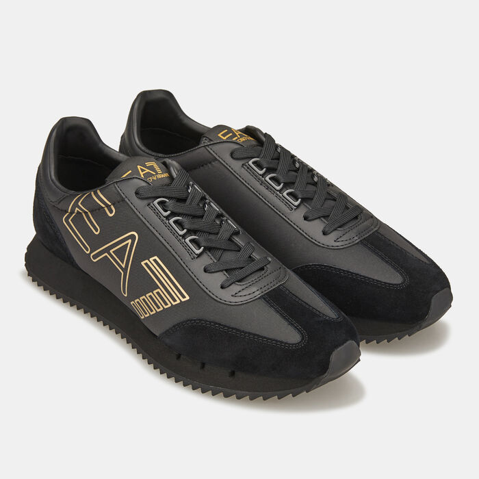 EA7 Emporio Armani Men's Vintage Laced Shoe Black image number 1