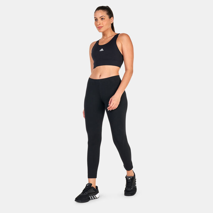 adidas Women's AEROKNIT Training Medium-Support Sports Bra Black adidas Women's AEROKNIT Training Medium-Support Sports Bra Black image number 2