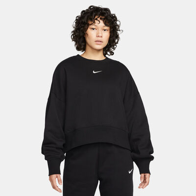 Nike Women's Sportswear Phoenix Fleece Sweatshirt Black