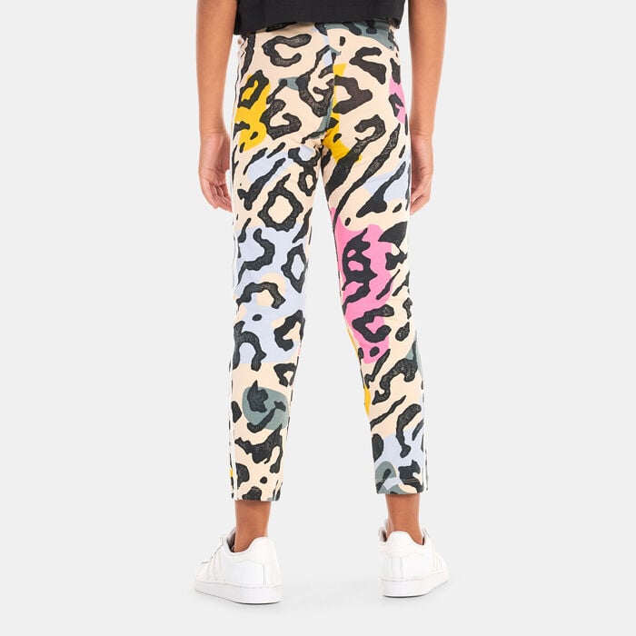 adidas Originals Kids' Animal Print Leggings Multi-Color adidas Originals Kids' Animal Print Leggings Multi-Color image number 1