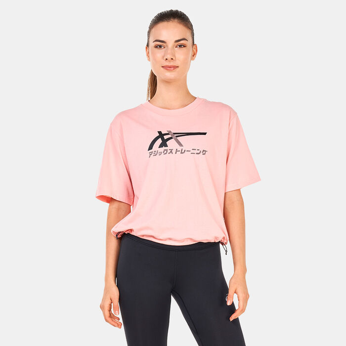 ASICS Women's Tiger T-Shirt Pink ASICS Women's Tiger T-Shirt Pink image number 0