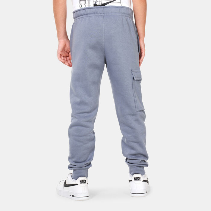 Nike Kids' Sportswear Fleece Cargo Joggers (Older Kids) Grey Nike Kids' Sportswear Fleece Cargo Joggers (Older Kids) Grey image number 1