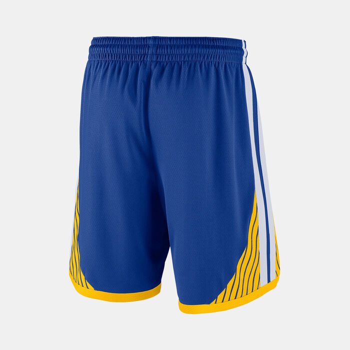Nike Men's 23/24 NBA Golden State Warriors Icon Edition Swingman Basketball Shorts Blue Nike Men's 23/24 NBA Golden State Warriors Icon Edition Swingman Basketball Shorts Blue image number 1