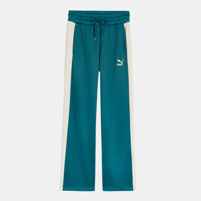 PUMA Women's Iconic T7 Track Pants Green PUMA Women's Iconic T7 Track Pants Green