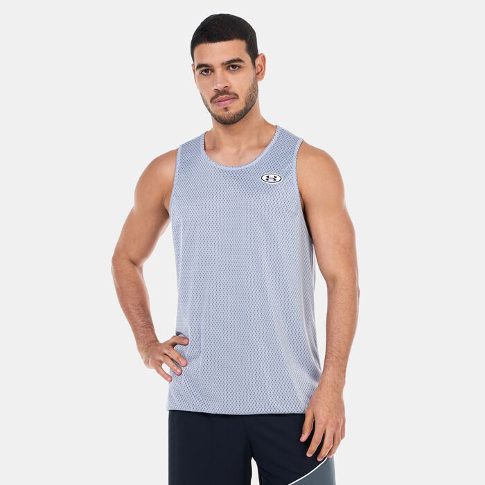 Under Armour Men's UA Baseline Reversible Basketball Jersey Black Under Armour Men's UA Baseline Reversible Basketball Jersey Black image number 3