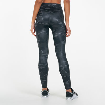 Nike Dri-FIT One Women's Mid-Rise Camo Leggings Smoke Grey DD4559-070  X-Large 