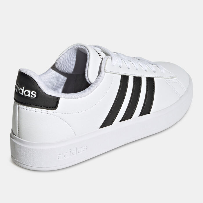 adidas Women's Grand Court Cloudfoam Lifestyle Court Comfort Shoe White image number 2