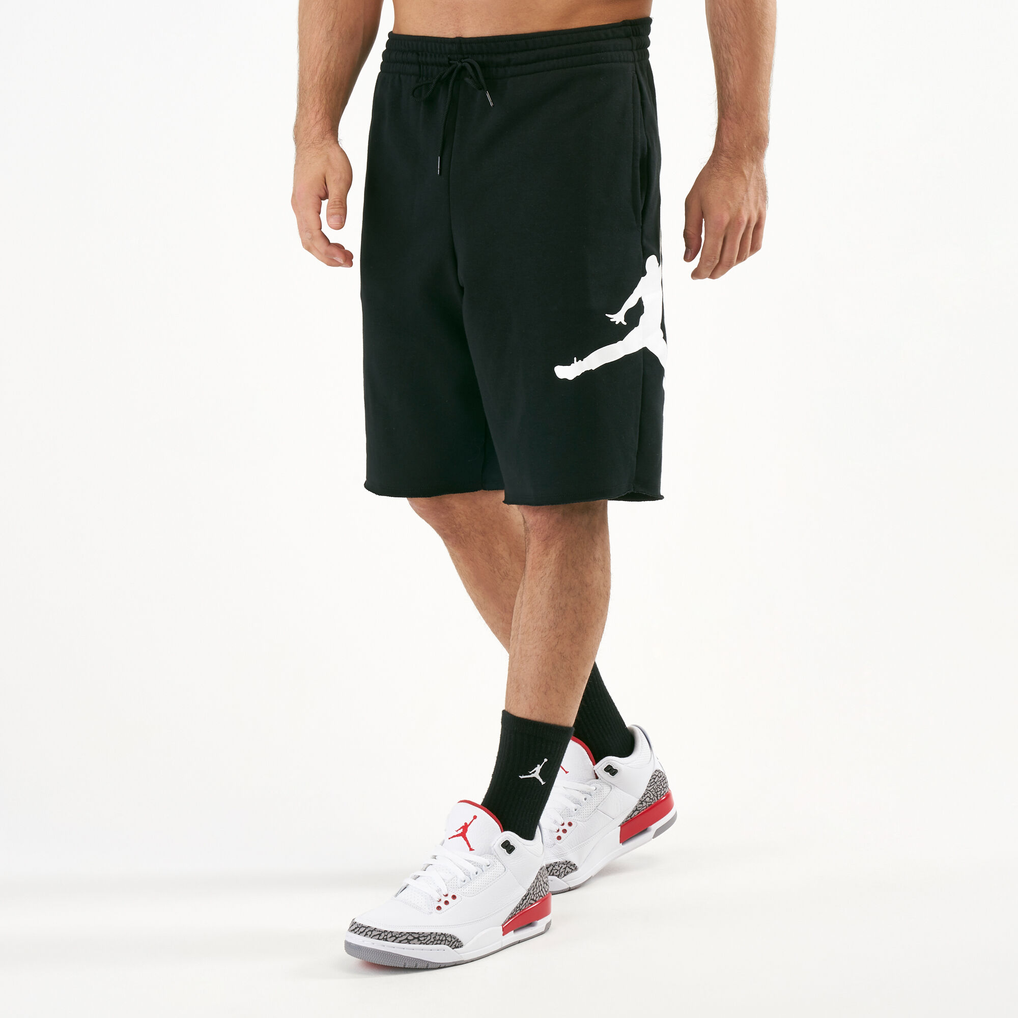 Buy Jordan Men s Air Jumpman Fleece Shorts Black in KSA SSS