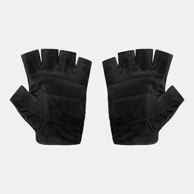 Body Sculpture Mesh Cotton/Leather Fitness Gloves Black Body Sculpture Mesh Cotton/Leather Fitness Gloves Black