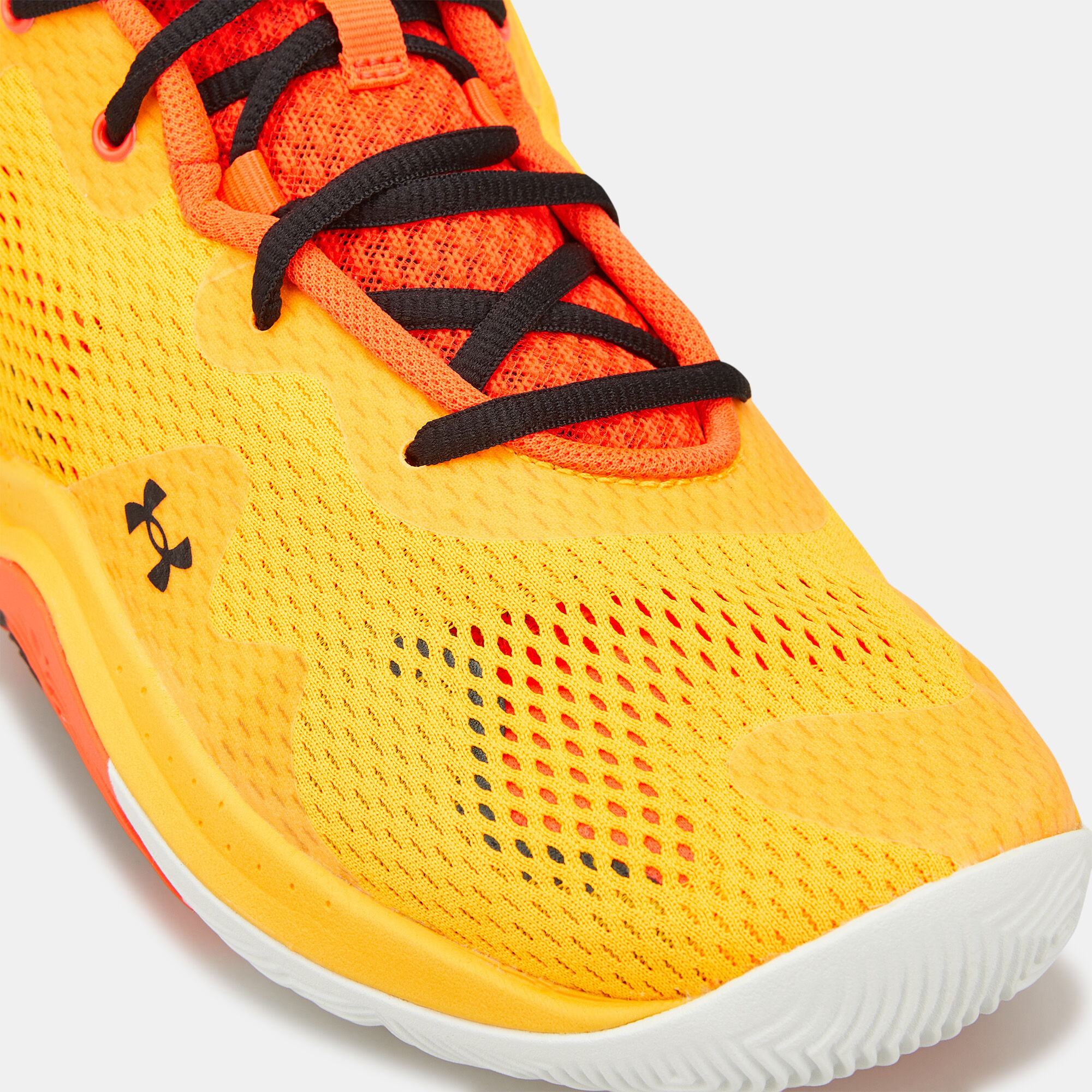 Orange under armor shoes deals