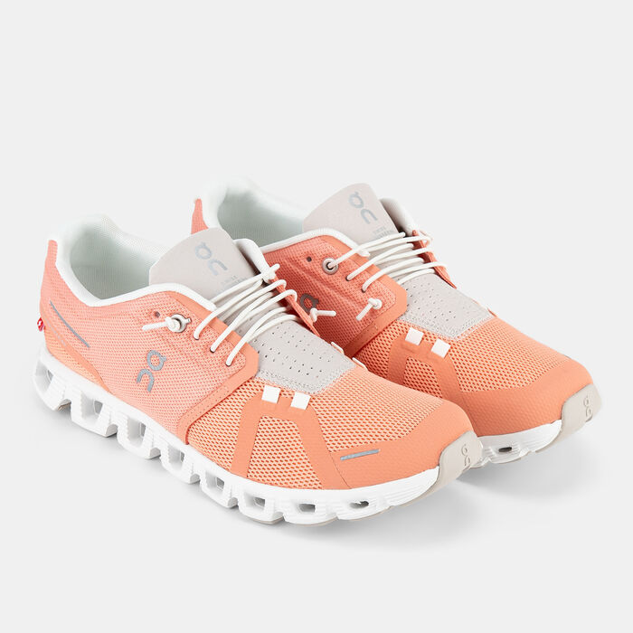 On Women's Cloud 5 Running Shoes Pink On Women's Cloud 5 Running Shoes Pink image number 1