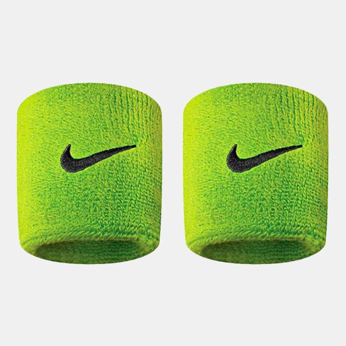 Nike Swoosh Tennis Wristbands (2 Pack) Black Nike Swoosh Tennis Wristbands (2 Pack) Black image number 0
