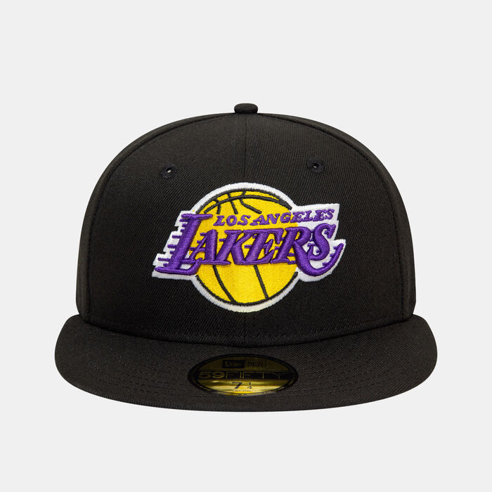 New Era Men's NBA Los Angeles Lakers Essential 59FIFTY Cap Black image number 0