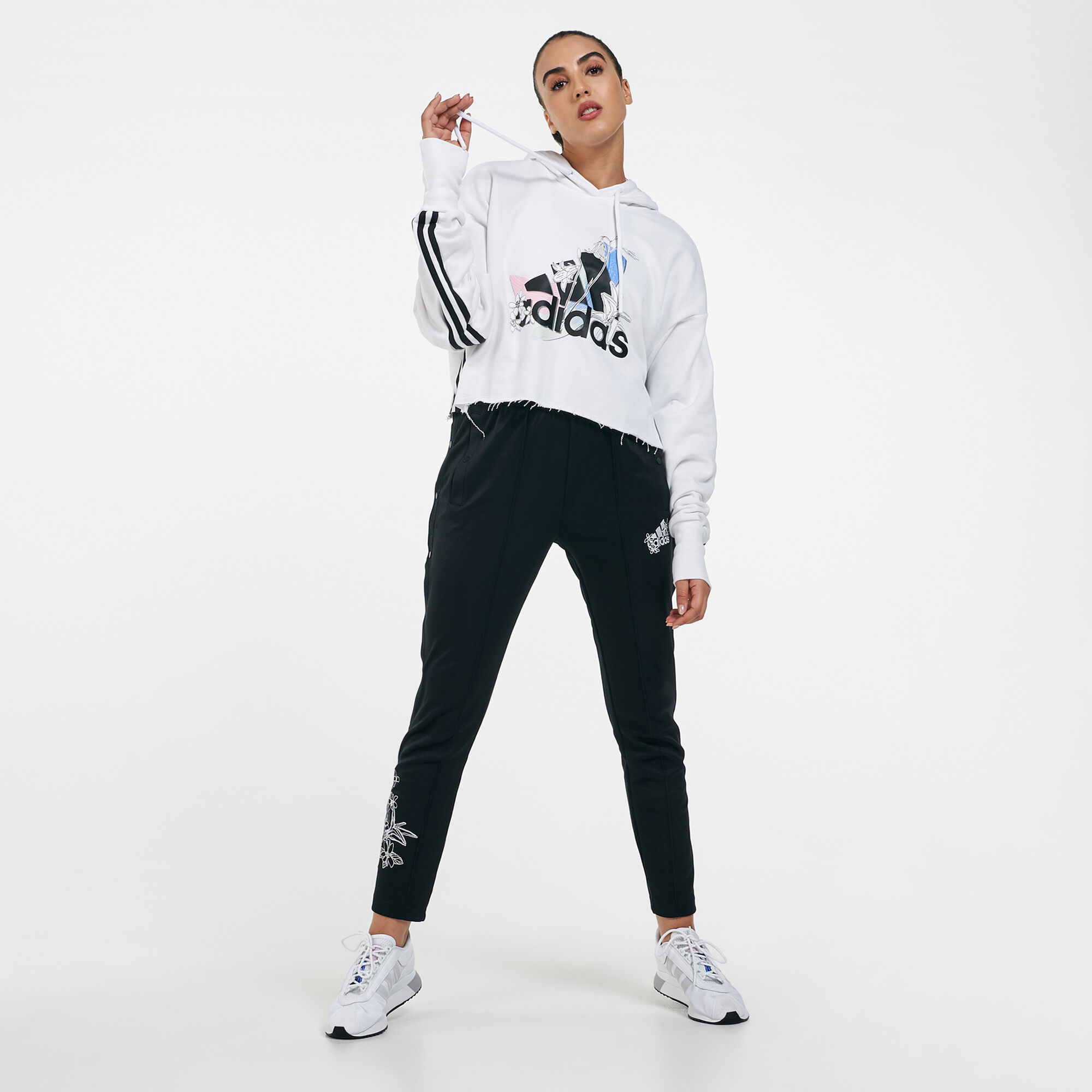 Snap sweatpants sale