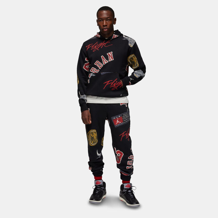 Jordan Men's Brooklyn Printed Sweatpants Black image number 2