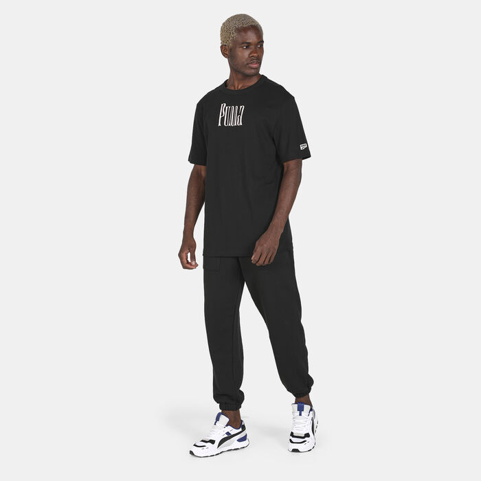 PUMA Men's Downtown Graphic T-Shirt Black PUMA Men's Downtown Graphic T-Shirt Black image number 2
